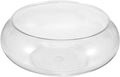 Nomoreef Clear Plastic Bubble Bowl Vase, Round Shallow Planter for Aquatic Plants & Hydroponic Flowers