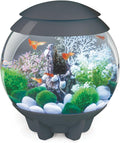 Nomoreef 4 Gallon Acrylic Aquarium with Multi-Color RGB LED Light & Remote, Compact Desktop Tank, White