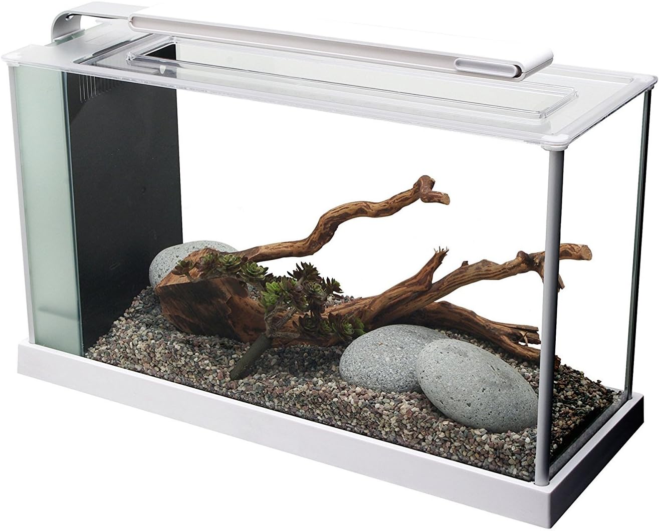 Nomoreef 5 Gallon Aquarium Kit with LED Lighting & 3-Stage Filtration System